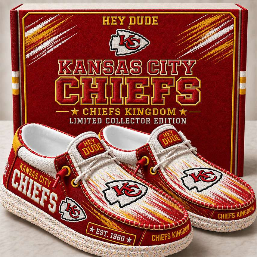 Kansas City Chiefs Merch Est 1960 Chiefs Kingdom Slip-On Loafers Gifts For Fans Kansas City Chiefs Merch Est 1960 Chiefs Kingdom Slip-On Loafers Gifts For Fans
