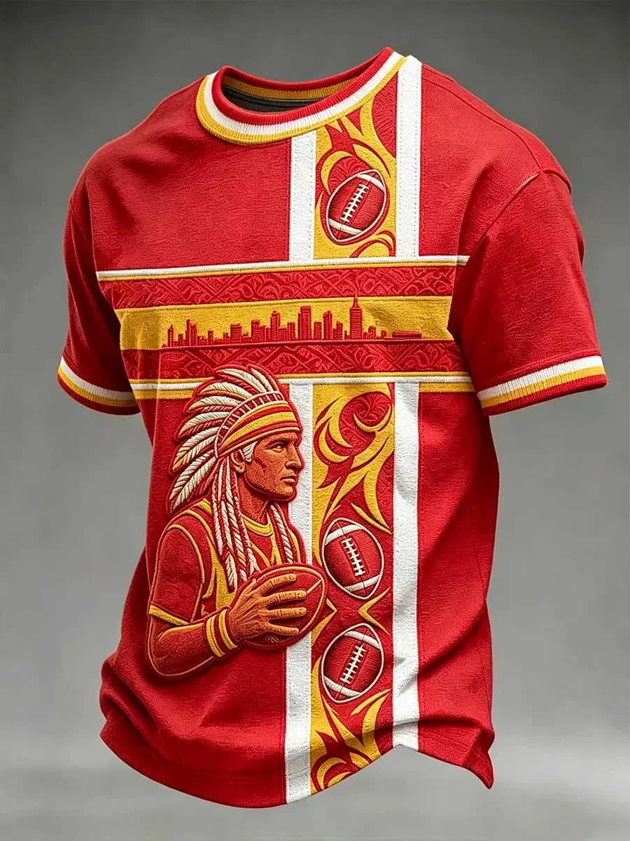 Kansas City Chiefs Merch Kansas City Football Game Day T-Shirt Sunday Football Fan Outfit