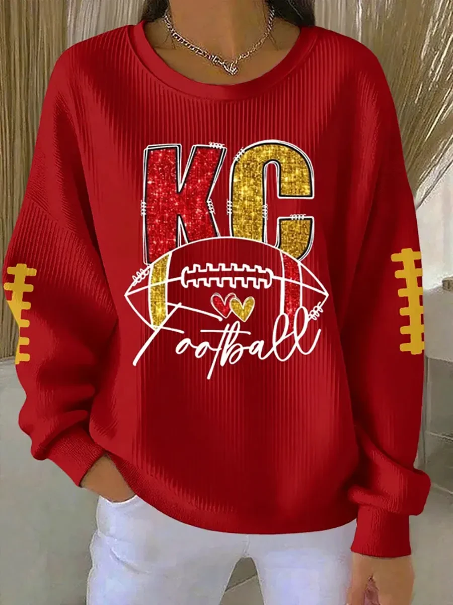 Kansas City Chiefs Merch Kansas City Football Sweatshirt Game Day Shirt Chiefs Fan Gift