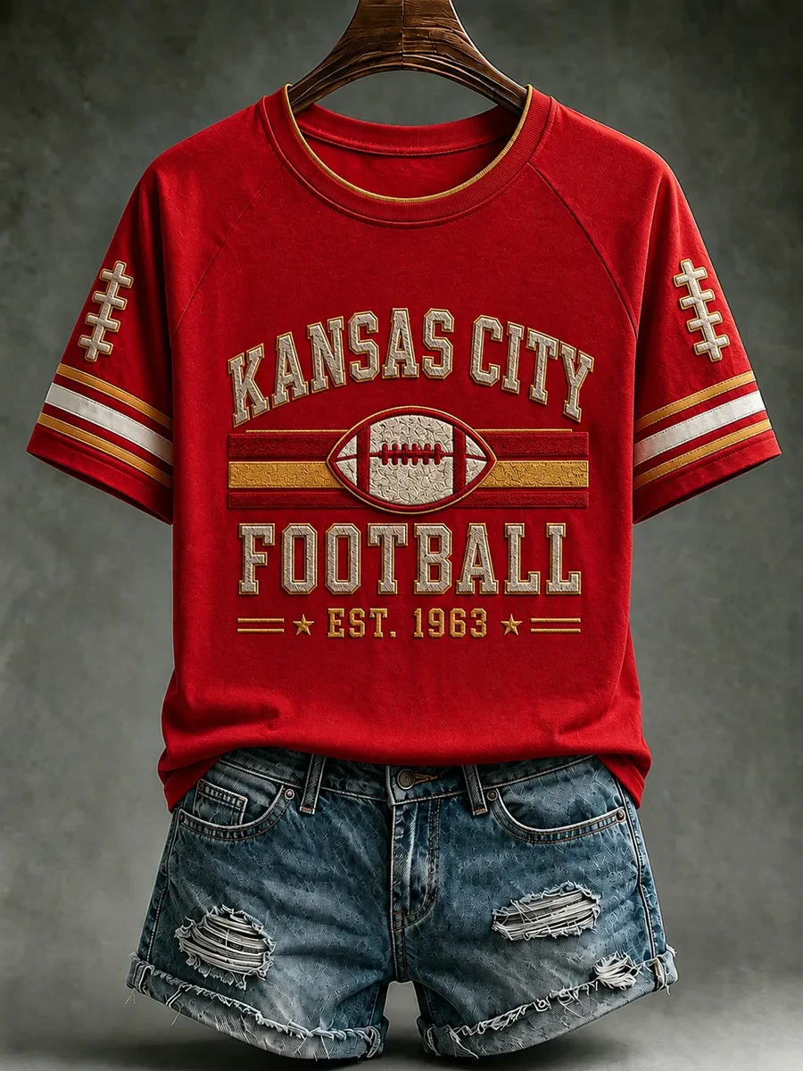 Kansas City Chiefs Merch Kansas City Football T-Shirt KC Chiefs Tailgate Outfit Gifts For Fan Kansas City Chiefs Merch Kansas City Football T-Shirt KC Chiefs Tailgate Outfit Gifts For Fan
