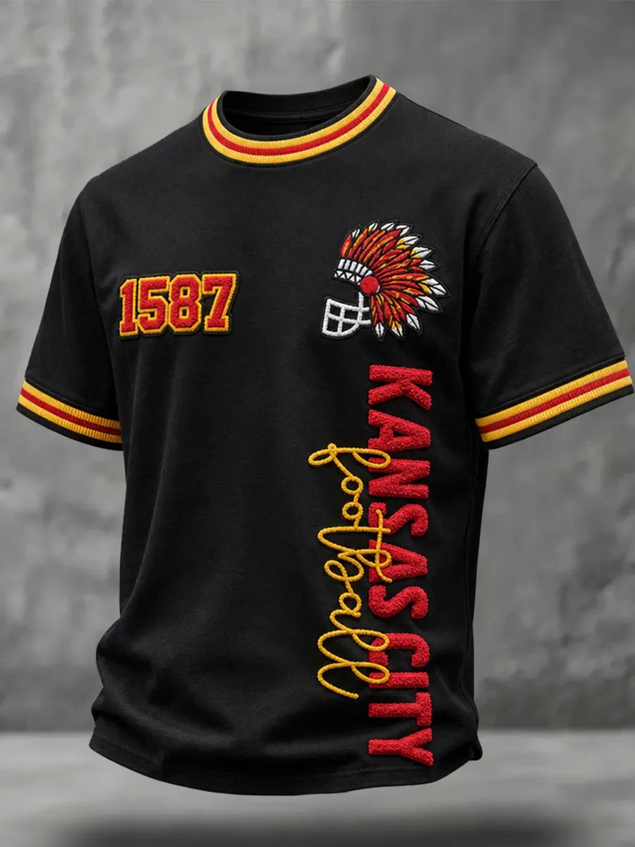 Kansas City Chiefs Merch KC Chiefs T-Shirt Game Day Tailgate Outfit Gifts For Football Fan Kansas City Chiefs Merch KC Chiefs T-Shirt Game Day Tailgate Outfit Gifts For Football Fan