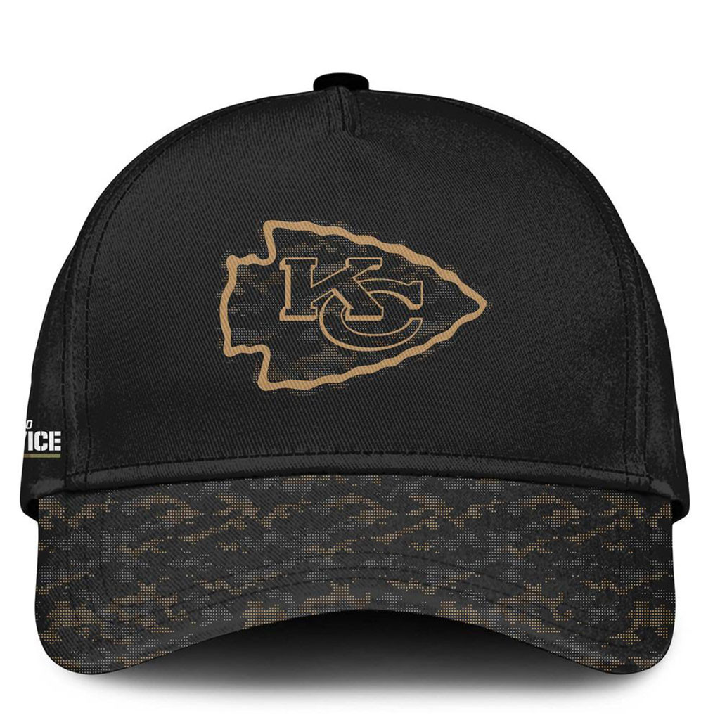 Kansas City Chiefs Salute To Service 2026 Hat KC Chiefs Merch Gifts For Football Lovers