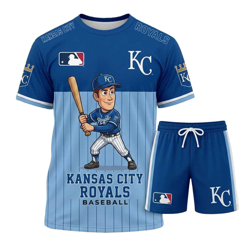 Kansas City Royals Baseball Woody Character Shirt And Shorts KC Royals Merch Gift For Fans