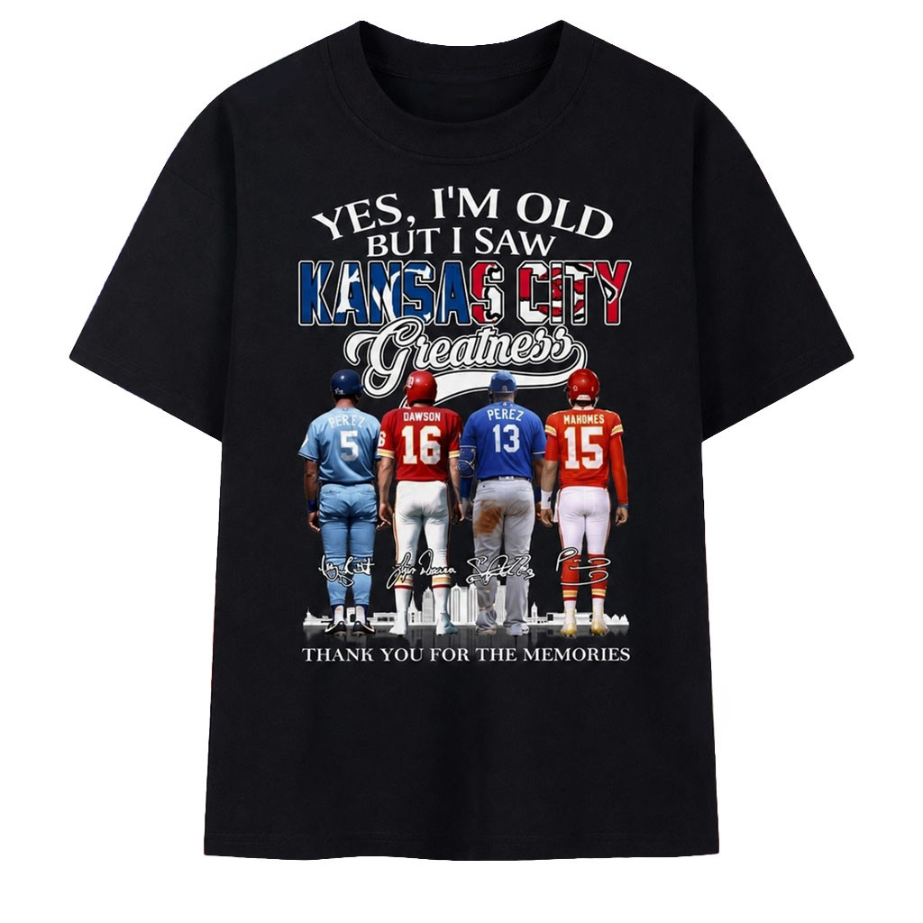Kansas City Sports Legends Thank You For The Memories T-Shirt Kansas City Pride Clothing Gifts