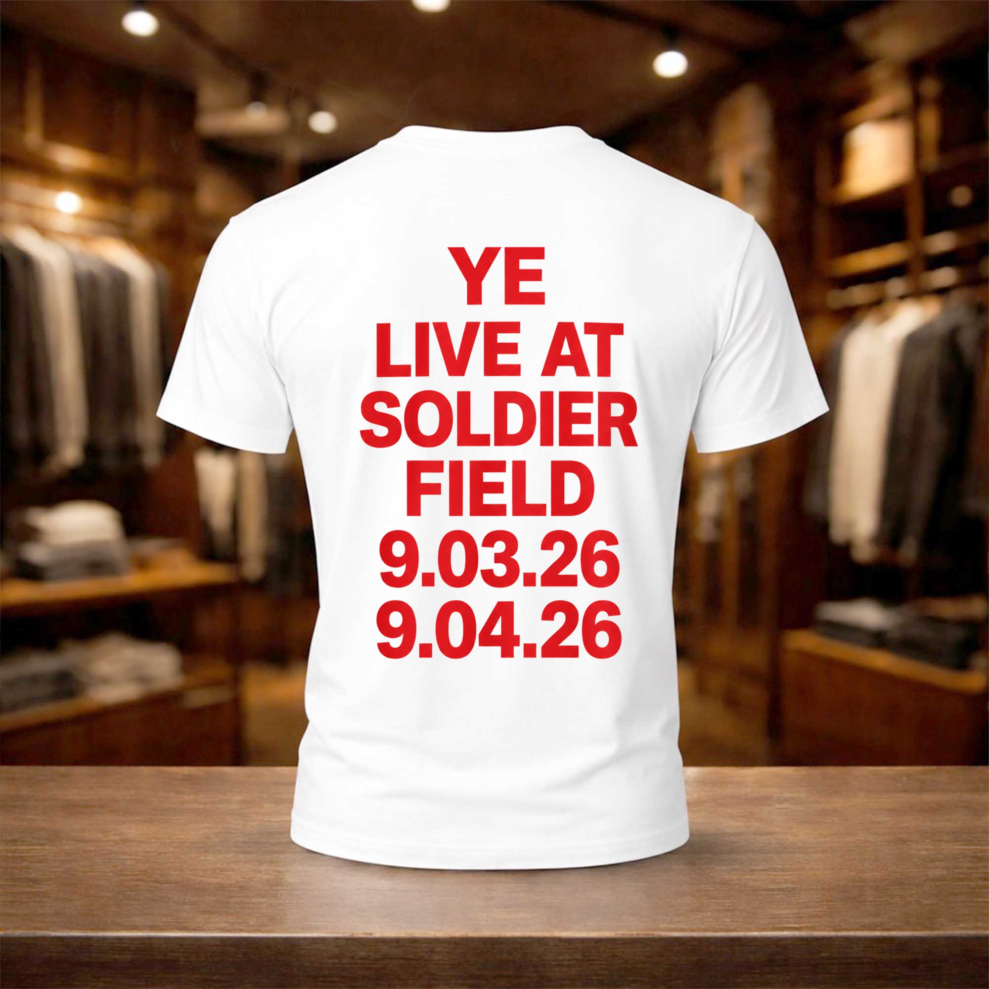 Kanye West Concert Merch Ye Live At Soldier Field 2026 Shirt Gift For Rapper Fans Kanye West Concert Merch Ye Live At Soldier Field 2026 Shirt Gift For Rapper Fans