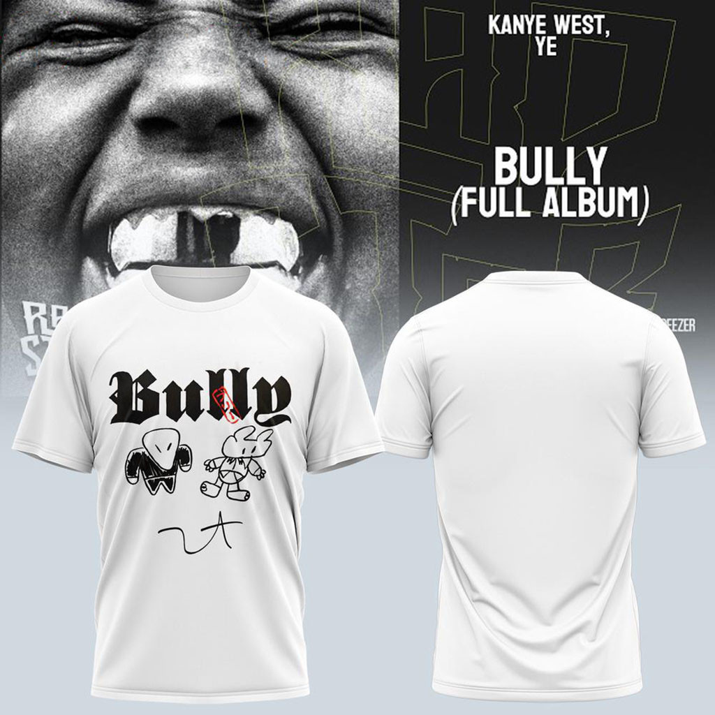 Kanye West Ye 2026 Tour Signature Bully Full Album Shirt Kanye West Merch Gifts For Rappers