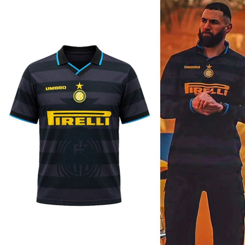Karim Benzema Ronaldo Classic Inter V-Neck Jersey Shirt 2026 Gifts For Football Fan