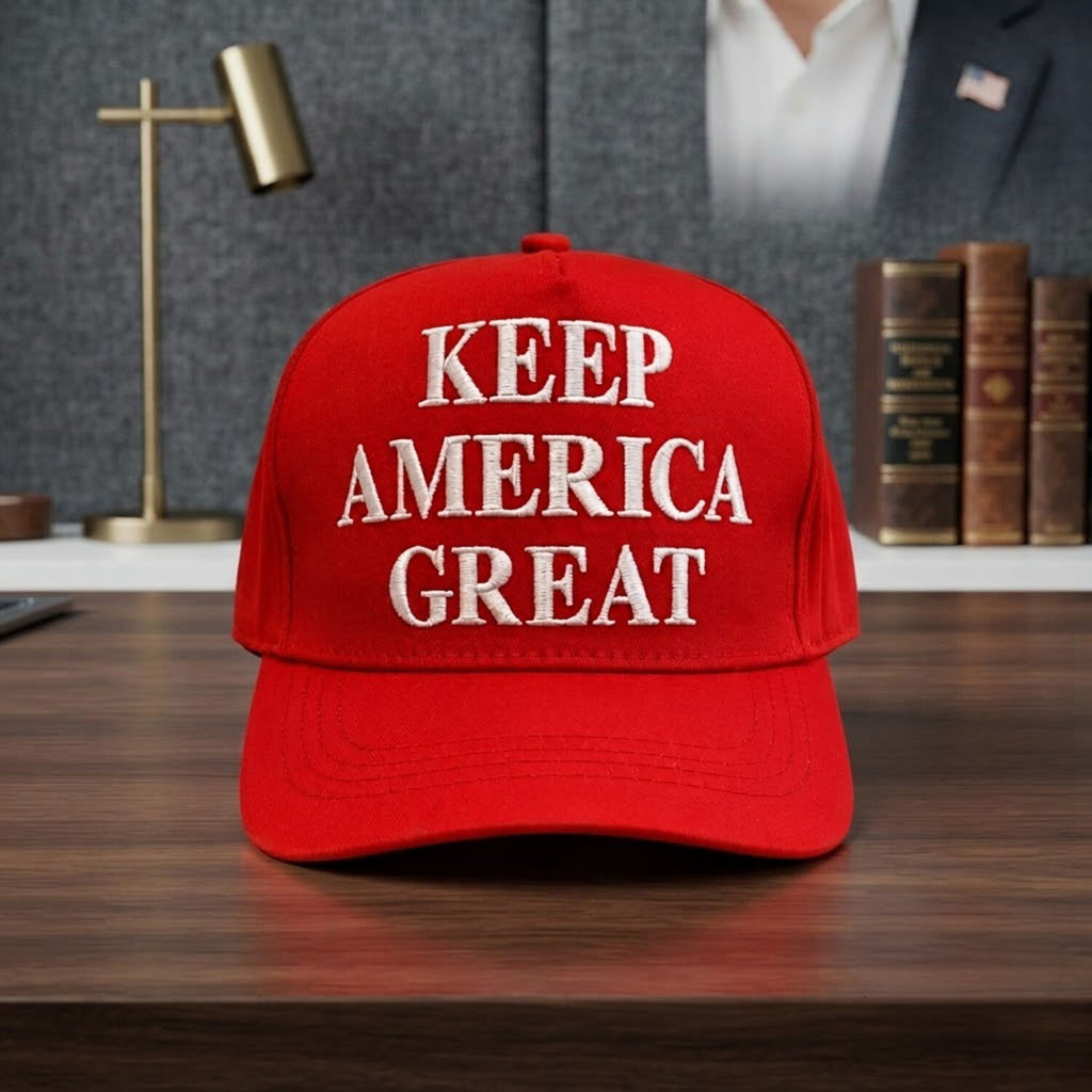 Keep America Great Hat Embroidered MAGA Hat Red Patriotic Gift Ideas