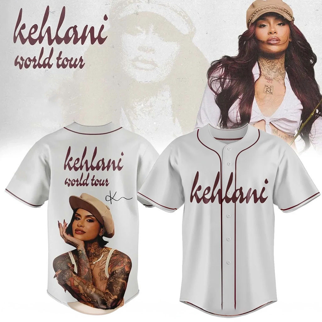 Kehlani World Tour Signature Jersey Kehlani Merch Gifts For Music Lovers