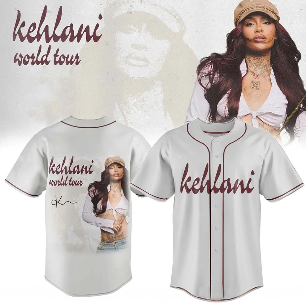 Kehlani World Tour Signature Jersey Kehlani Merch Unique Gifts For Music Lovers