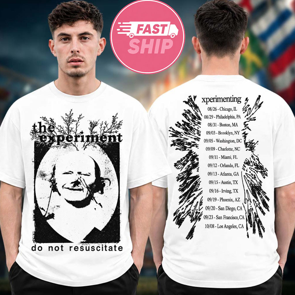Ken Carson Merch Xperiment Tour 2026 Do Not Resuscitate T-Shirt Gifts For Rapper Fans