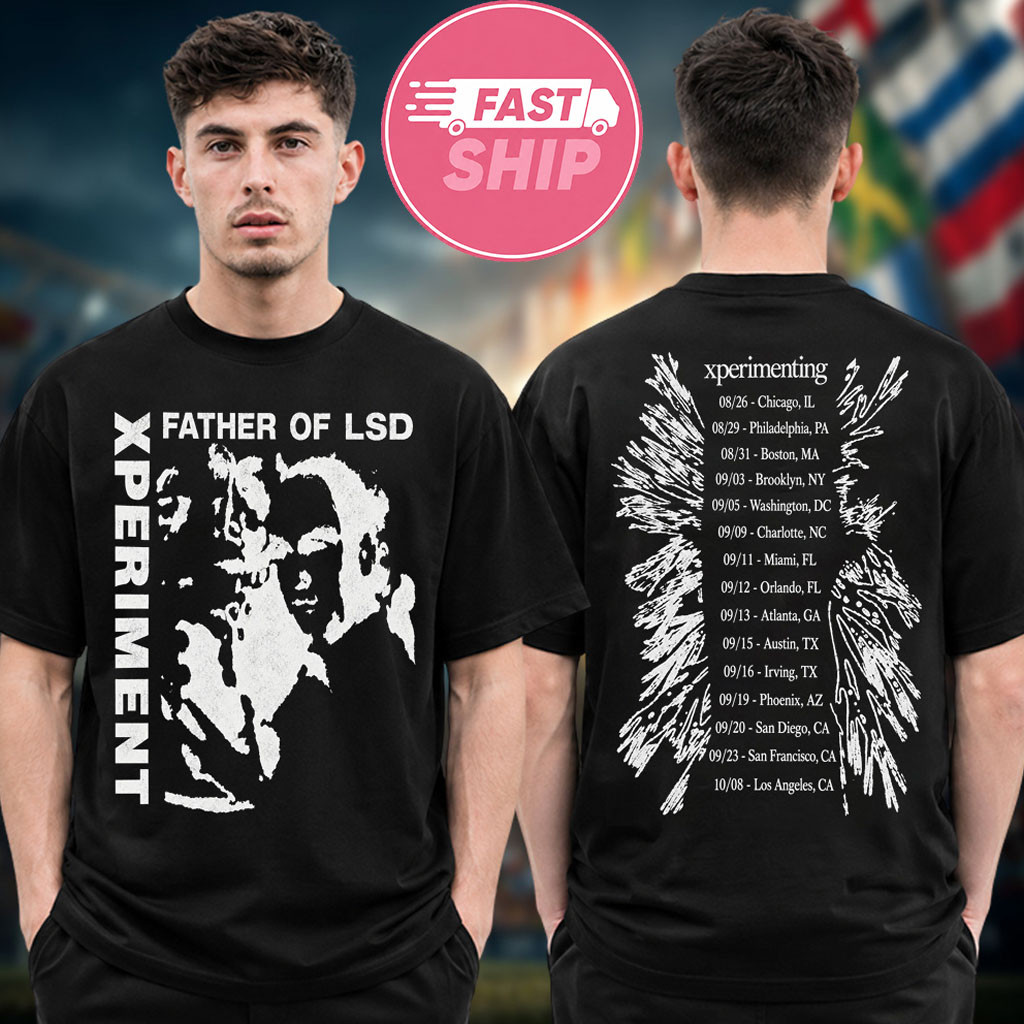 Ken Carson Merch Xperiment Tour 2026 Father Of LSD Tour Dates T-Shirt Gifts For Music Fans