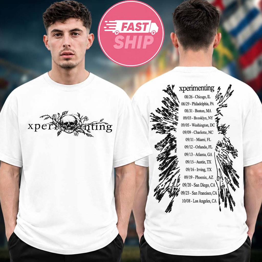 Ken Carson Merch Xperiment Tour 2026 Floral Tour Dates White T-Shirt Best Gifts For Music Lovers Ken Carson Merch Xperiment Tour 2026 Floral Tour Dates White T-Shirt Best Gifts For Music Lovers
