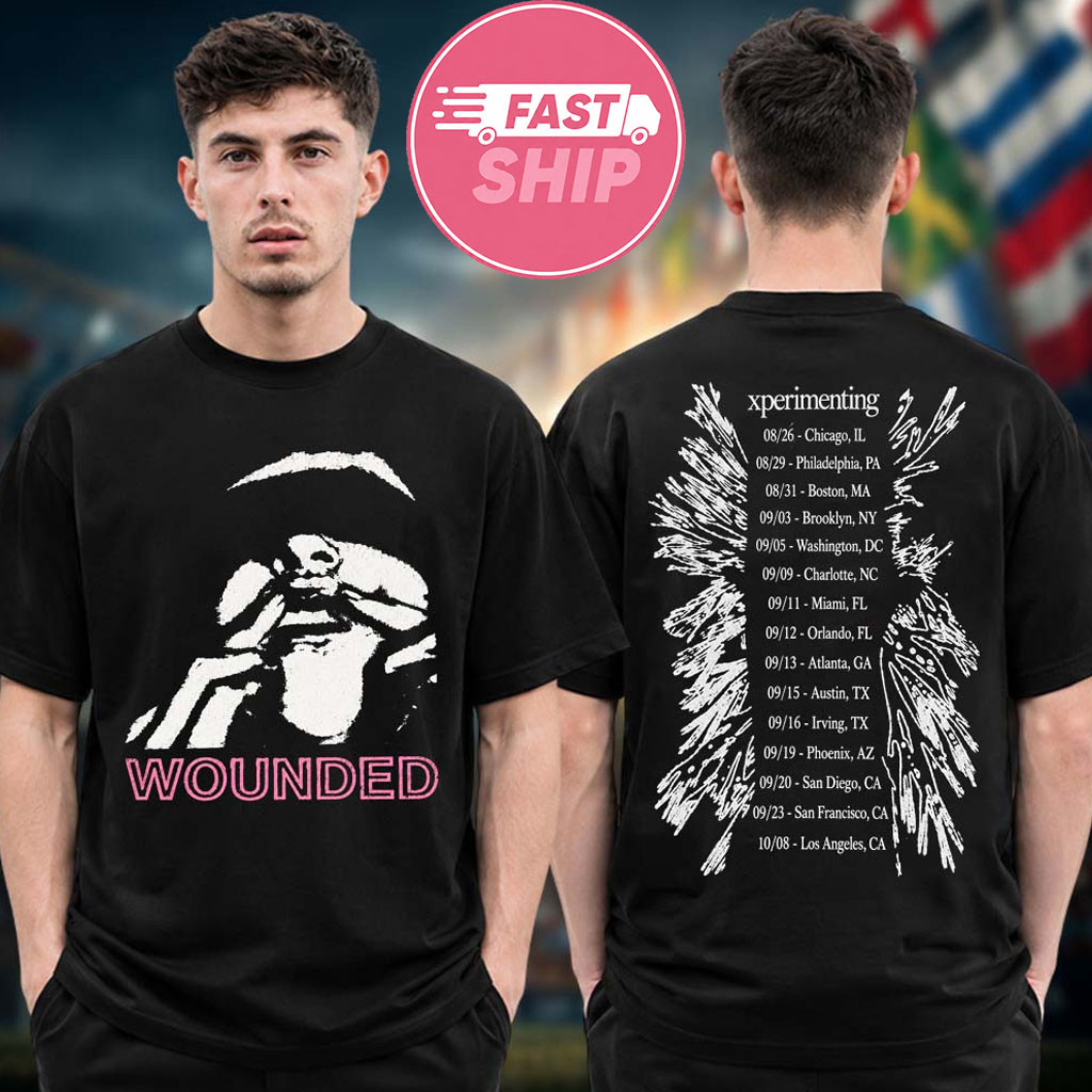 Ken Carson Merch Xperiment Tour 2026 Wounded T-Shirt Music Related Gifts For Guys
