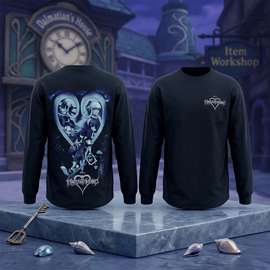 Kingdom Hearts Merch Heart Spirit Long Sleeve Shirt 2026 Gift Ideas For Brothers