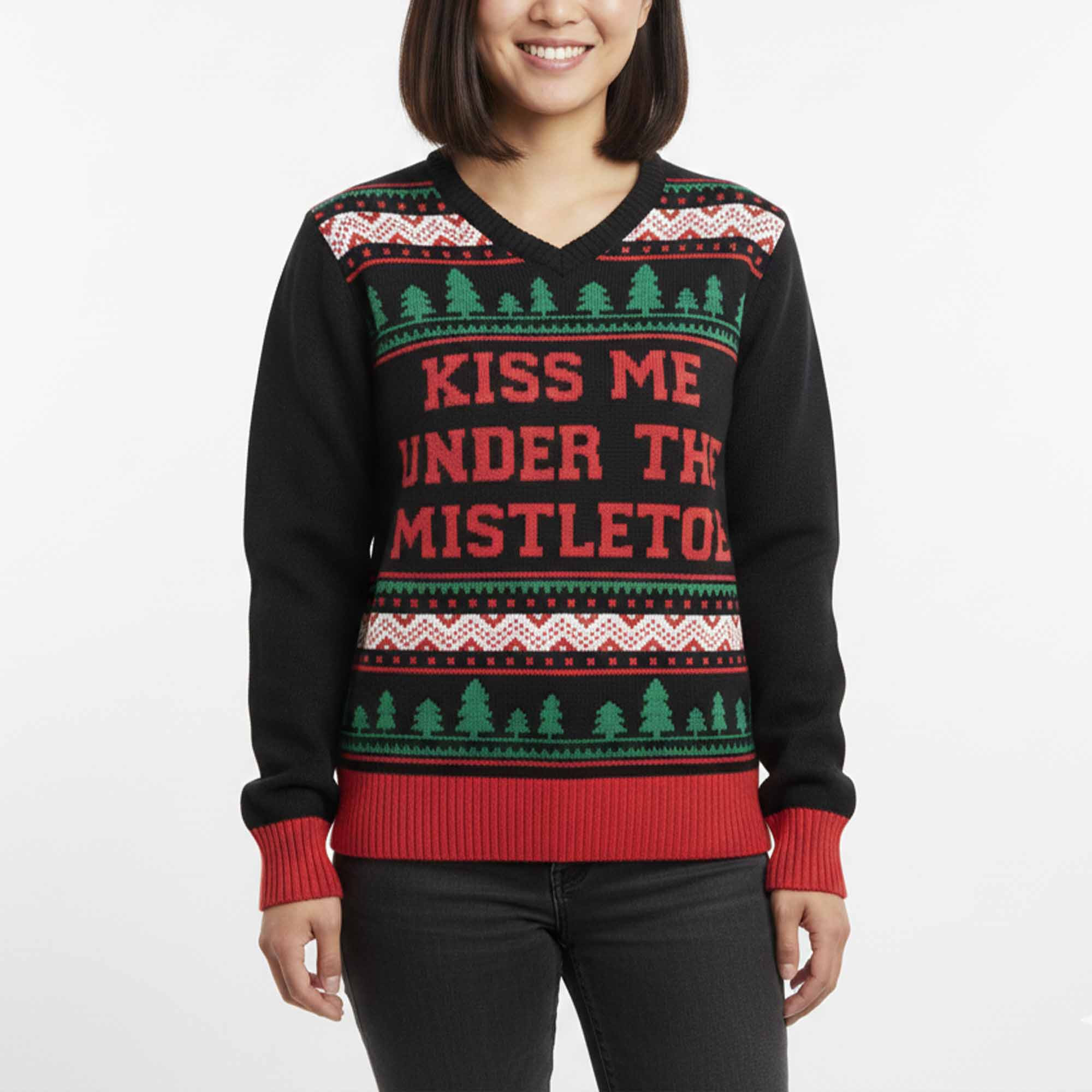 Kiss Me Under The Mistletoe Christmas Sweater