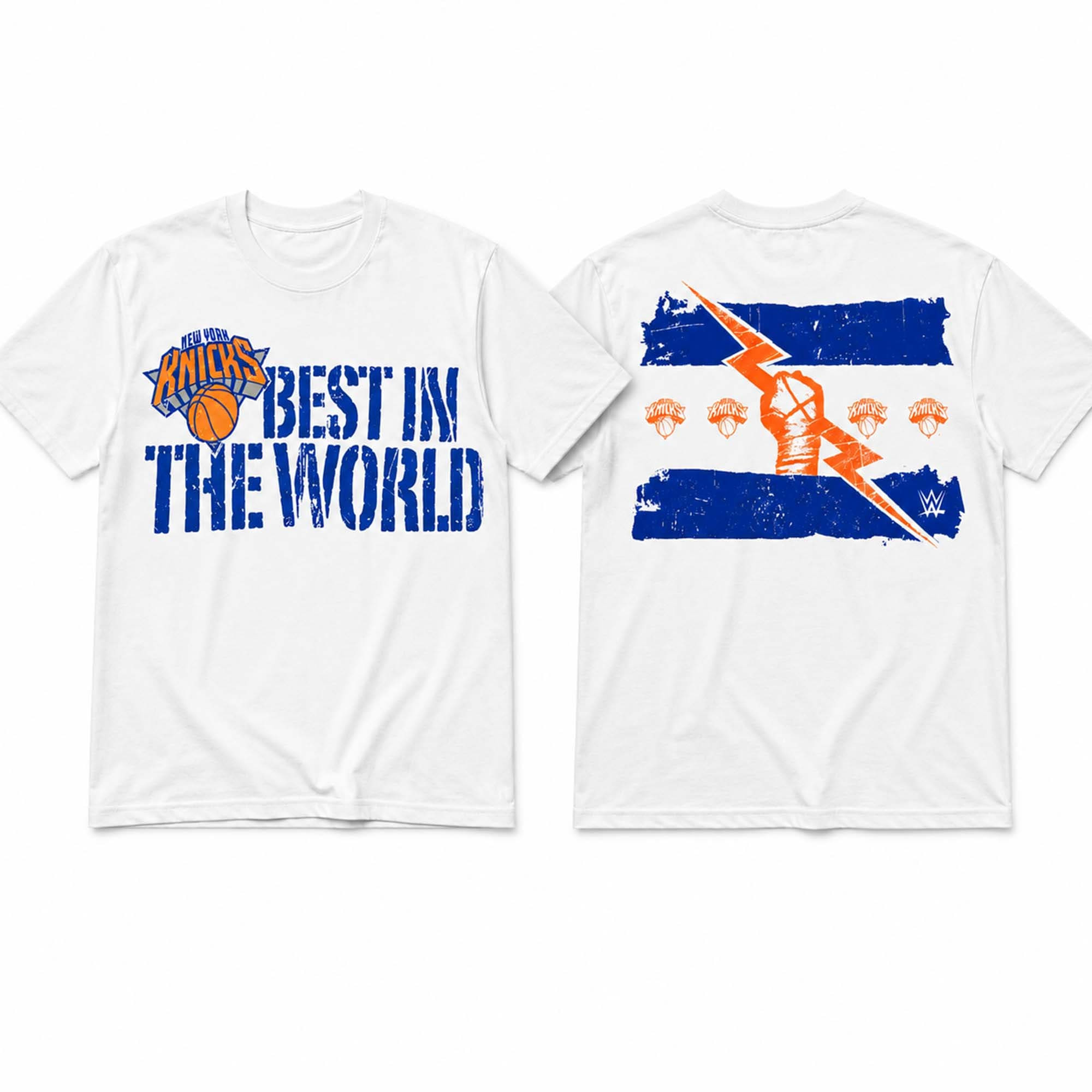 Knicks x WWE Best In The World Shirt Knicks x WWE Best In The World Shirt