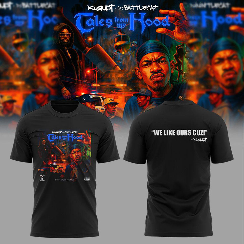 Kurupt x DJ Battlecat Merch Tales From My Hood Hoodie Kurupt Merch Gift For Rapper Fan