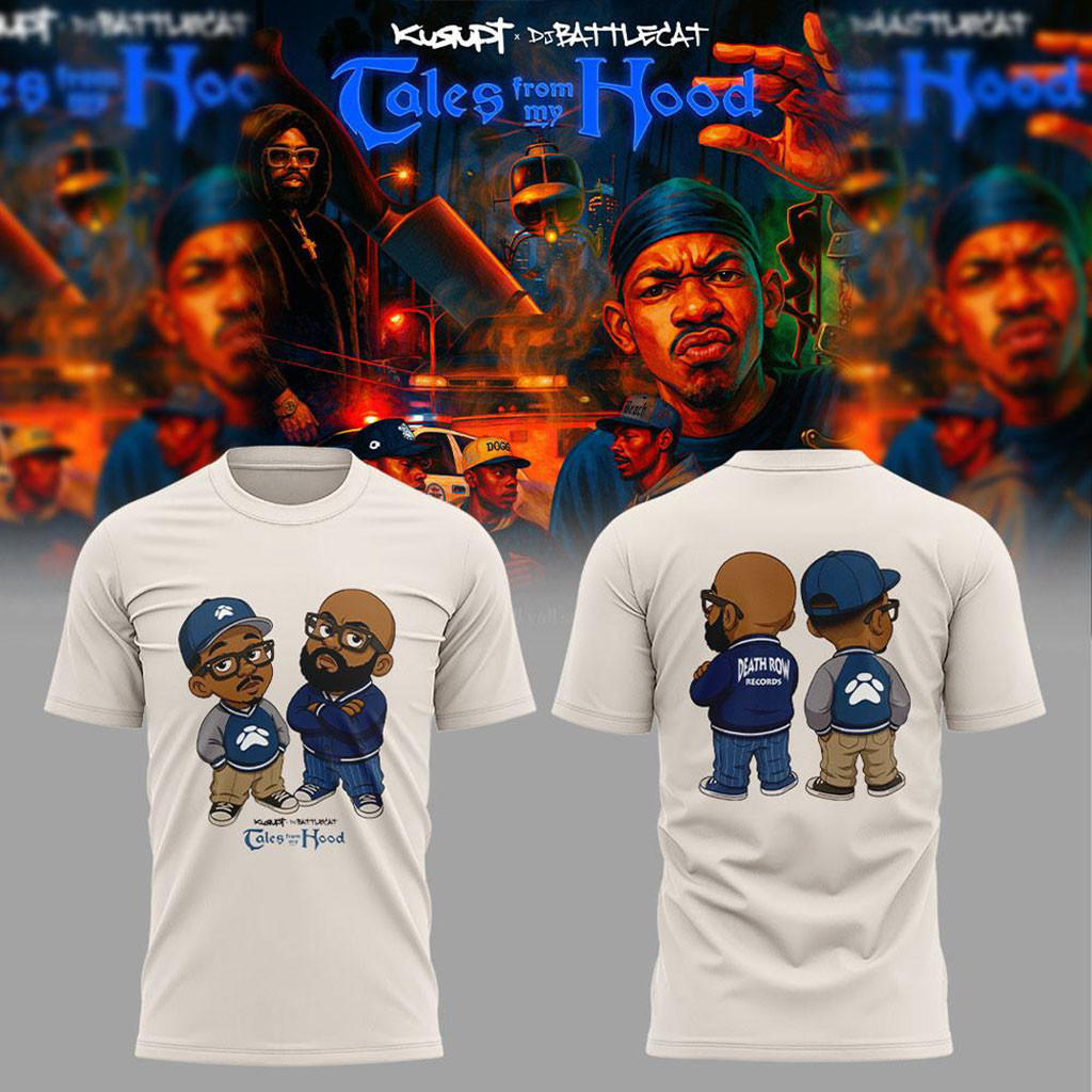 Kurupt x DJ Battlecat Merch Tales From My Hood Shirt Kurupt Merch Rapper Fan Gift