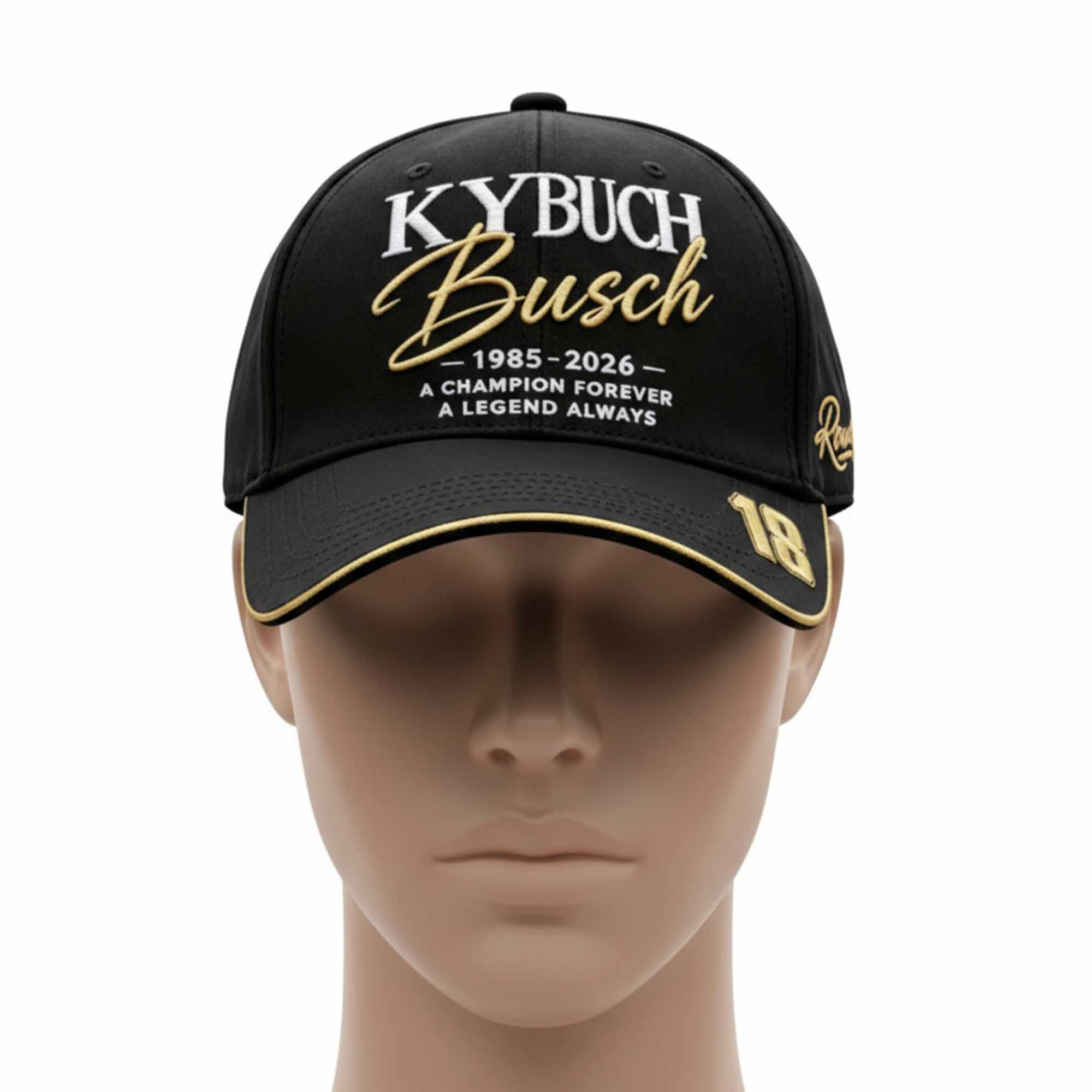Kyle Busch 1985-2026 Memorial Trucker Hat