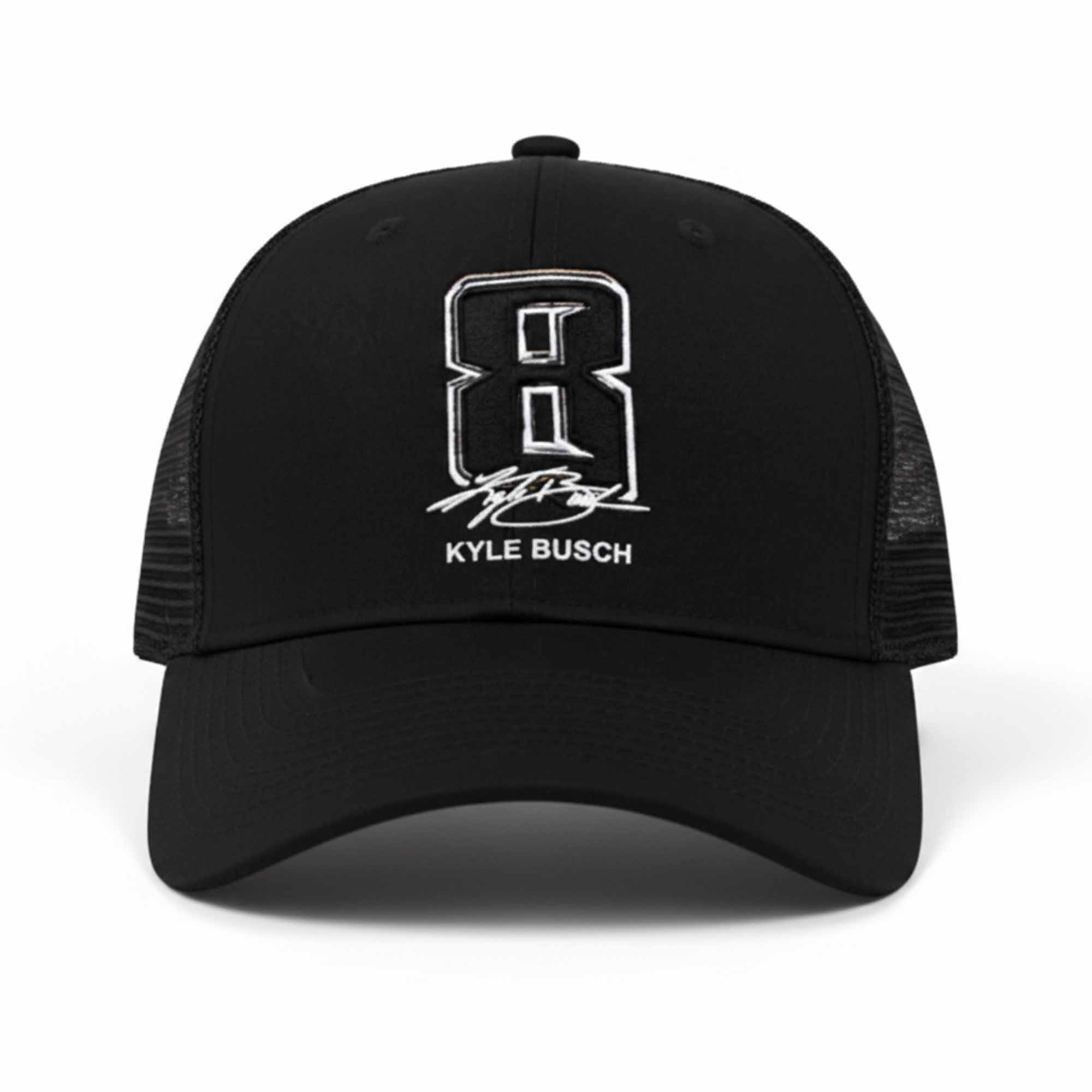 Kyle Busch Black 8 Hat
