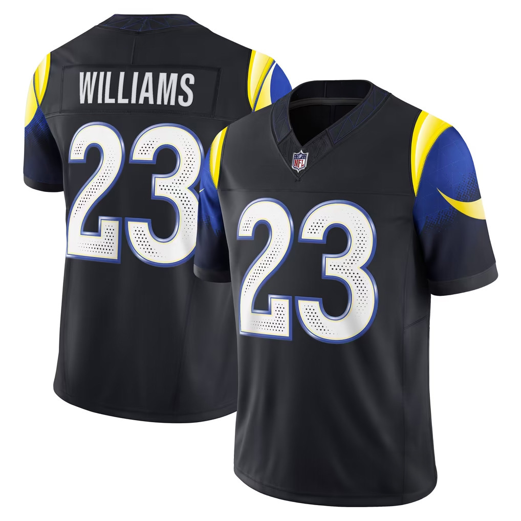 Kyren Williams Jersey Shirt #23 Los Angeles Rams Merch 2026 NFL Rivalries Merch Game Day Gifts