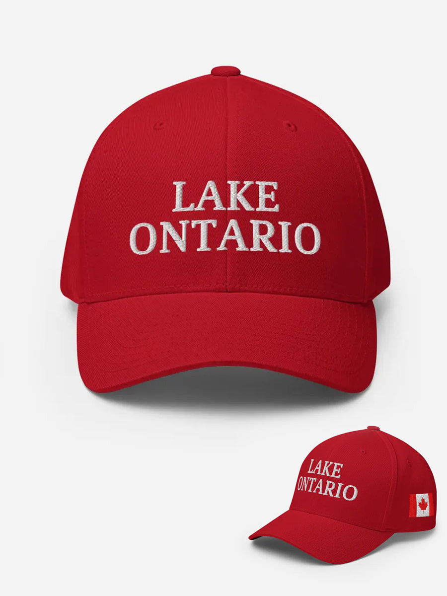 Lake Ontario Always And Forever Hat Embroidered Canada Maple Leaf Great Lakes Hat Gifts For BFF