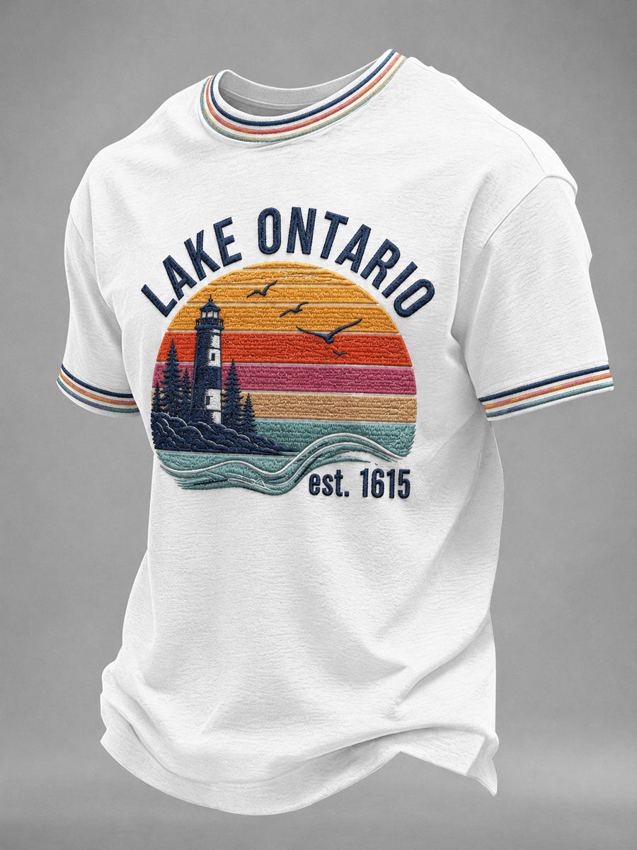 Lake Ontario Always And Forever Shirt Great Lakes T-Shirt Gifts For Fishing Lovers