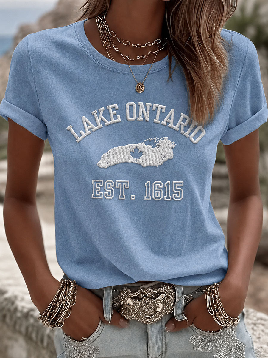 Lake Ontario Always And Forever Shirt Ontario Canada Great Lakes Apparel Gifts For Lake Life Fans