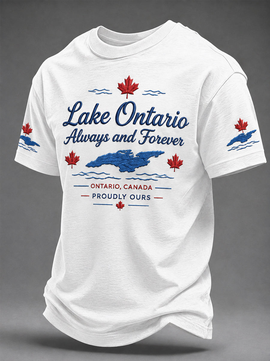 Lake Ontario Canada T-Shirt Lake Ontario Always And Forever Shirt Gifts For Lake Life Fans Lake Ontario Canada T-Shirt Lake Ontario Always And Forever Shirt Gifts For Lake Life Fans