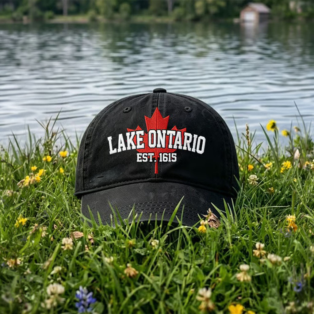 Lake Ontario Est 1615 Canadian Lake Baseball Cap Embroidered Political Hat Gifts For Fan