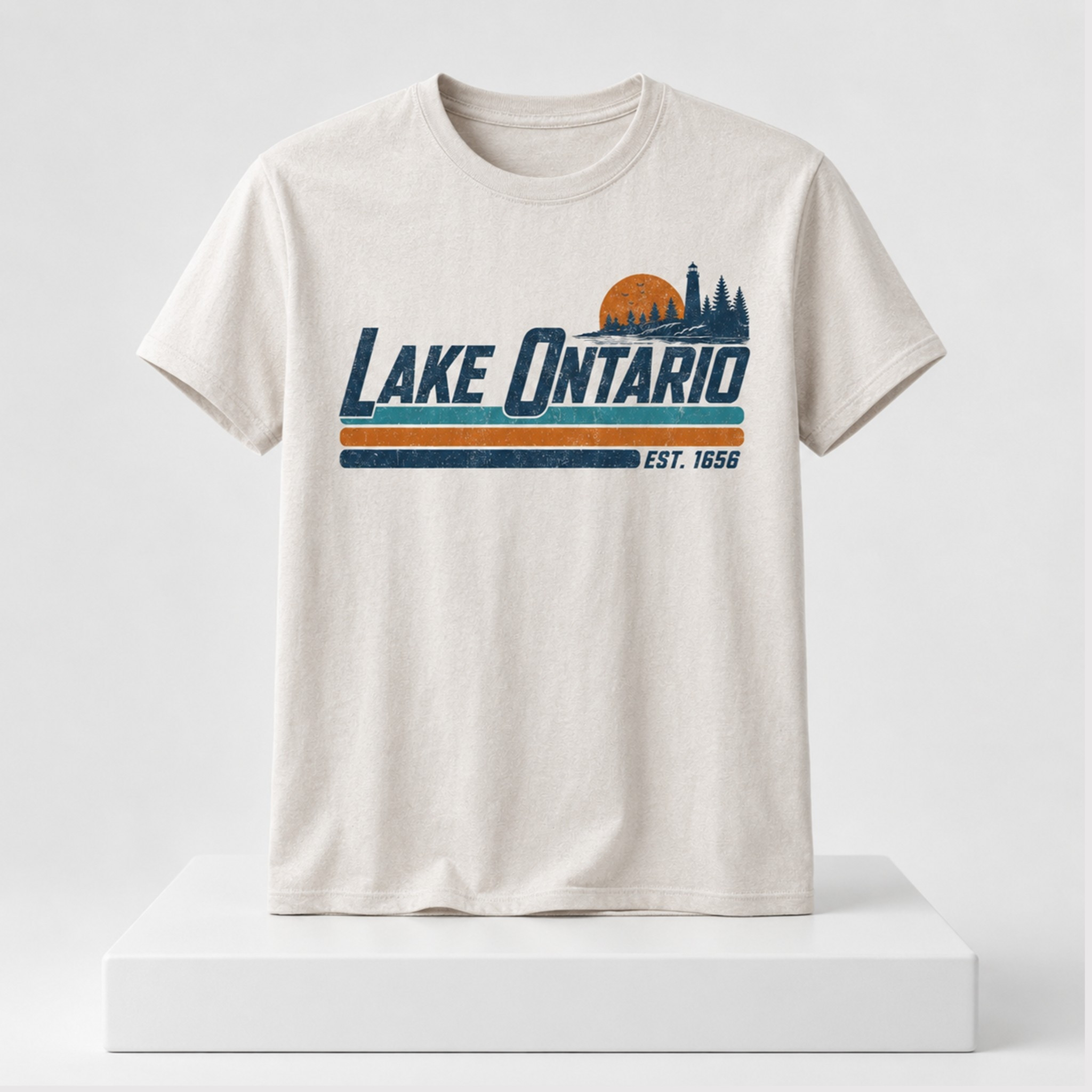 Lake Ontario Est 1656 Shirt