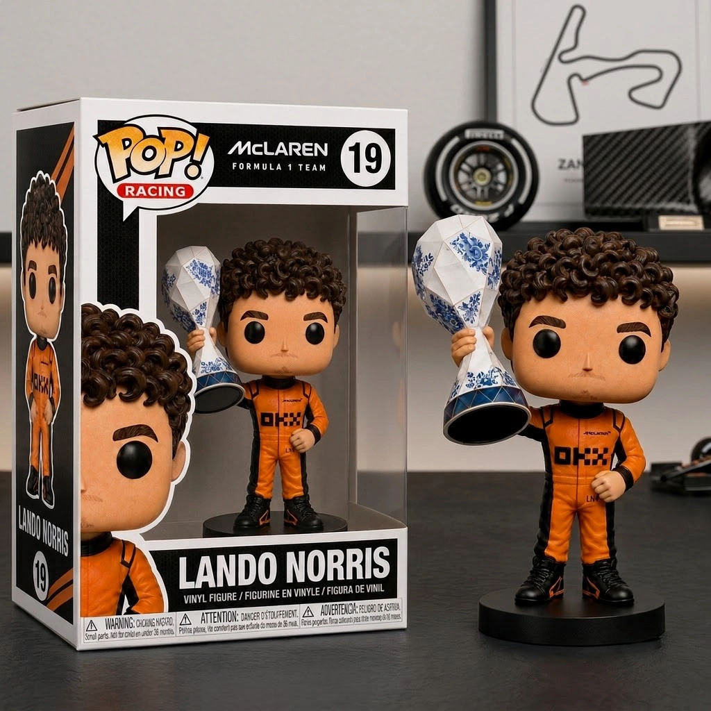 Lando Norris McLaren Dutch Grand Prix 2026 Winner Funko Pop Lando Norris Merch Gifts For Fans