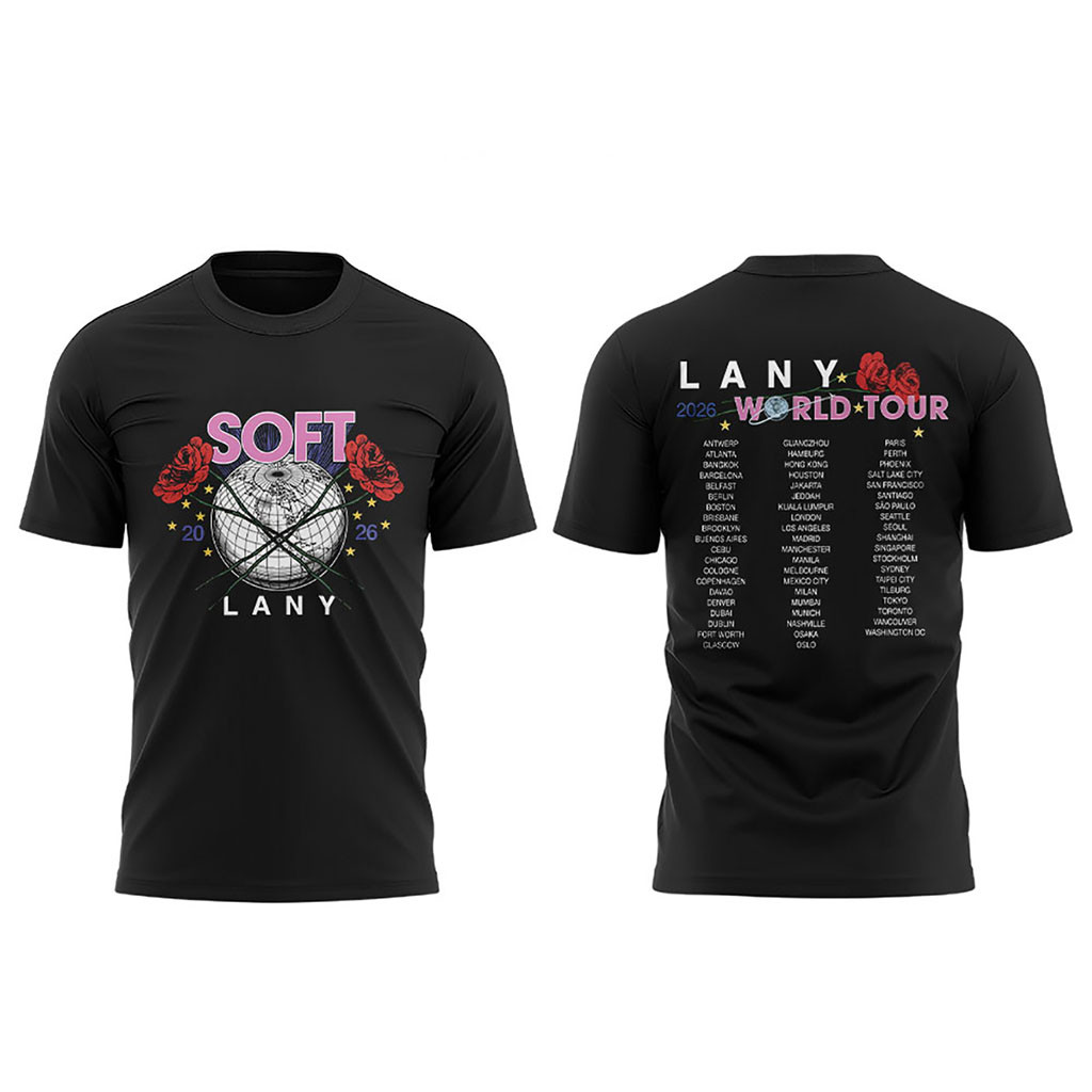 Lany Sofl World Tour 2026 Shirt LANY Merch Best Gifts For Music Lovers Lany Sofl World Tour 2026 Shirt LANY Merch Best Gifts For Music Lovers