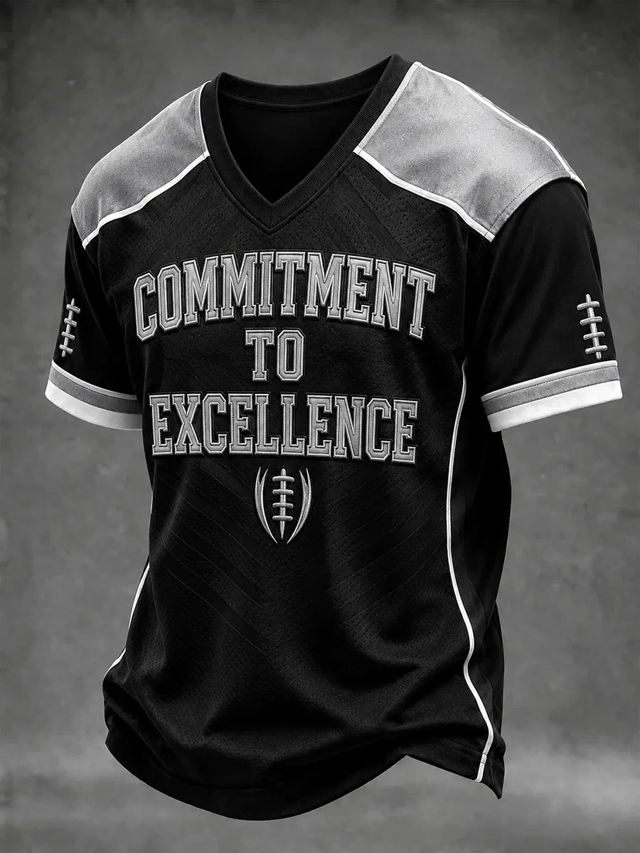 Las Vegas Raiders Commitment To Excellence V-Neck T-Shirt Raiders Merch Raiders Nation Fan Outfit