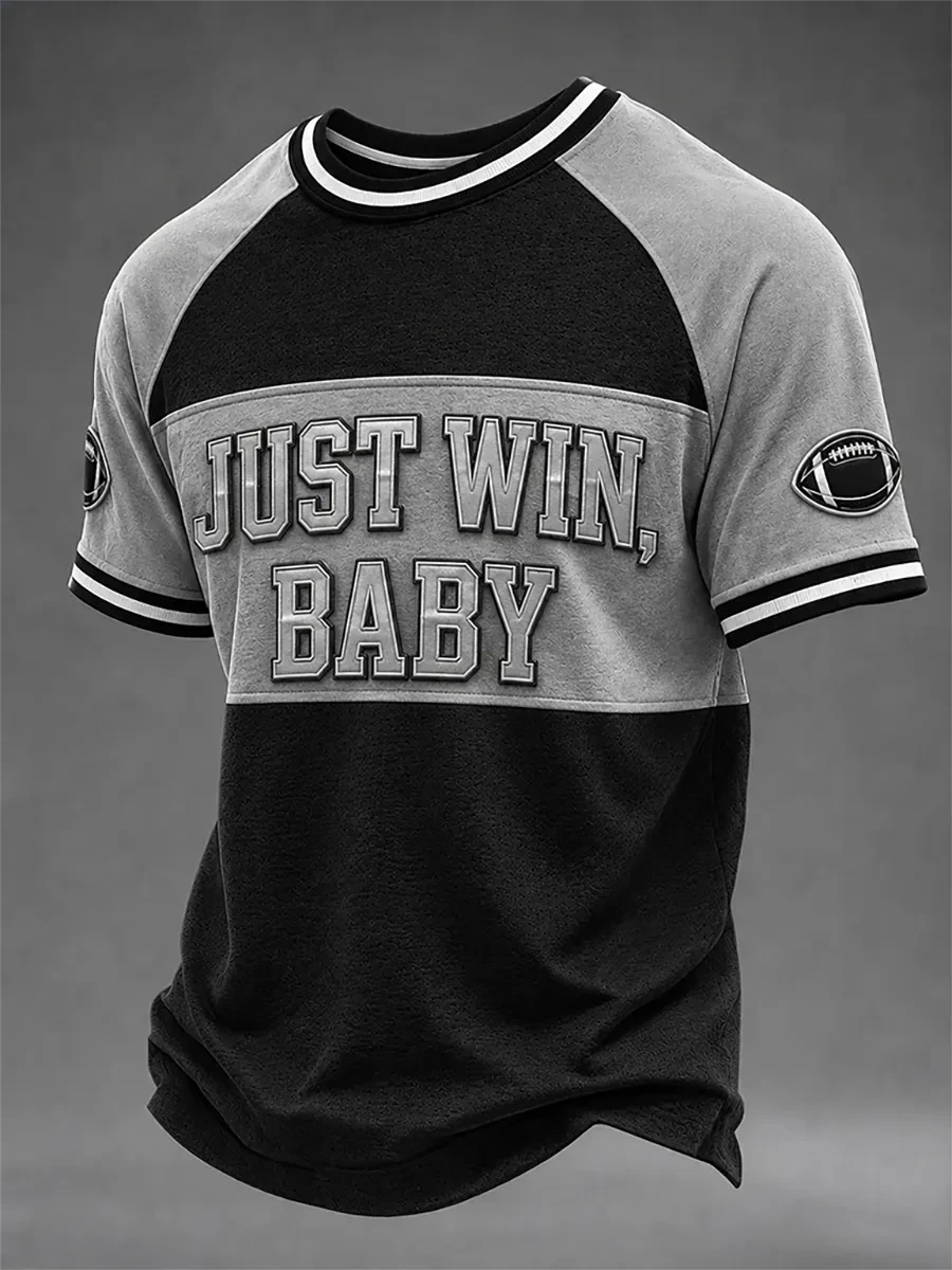 Las Vegas Raiders Merch Just Win Baby T-Shirt Las Vegas Football Apparel Gifts For Football Fan