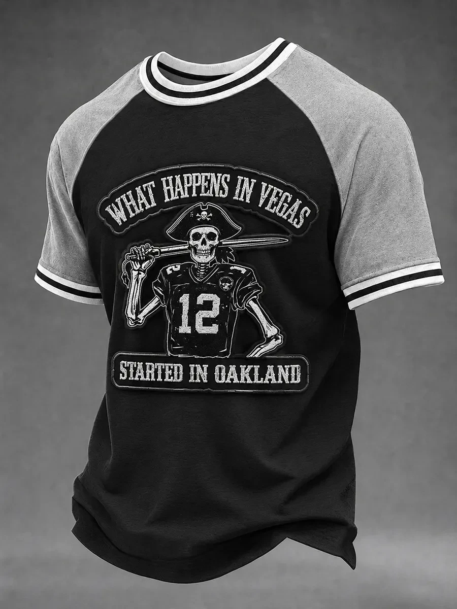 Las Vegas Raiders Merch Las Vegas Football T-Shirt What Happens In Vegas Game Day Outfit Fan Gift