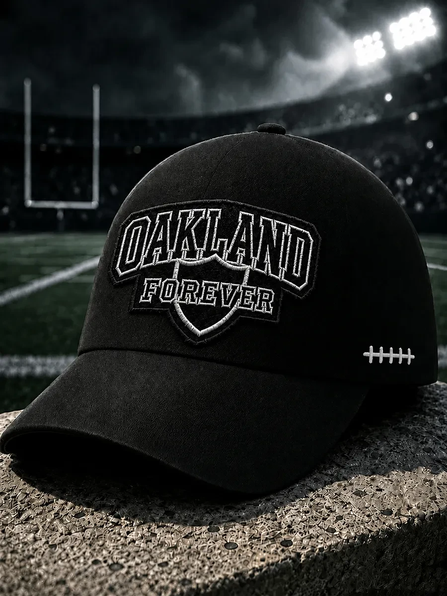 Las Vegas Raiders Merch Oakland Forever Hat Embroidered Las Vegas Football Cap Gifts For Fan