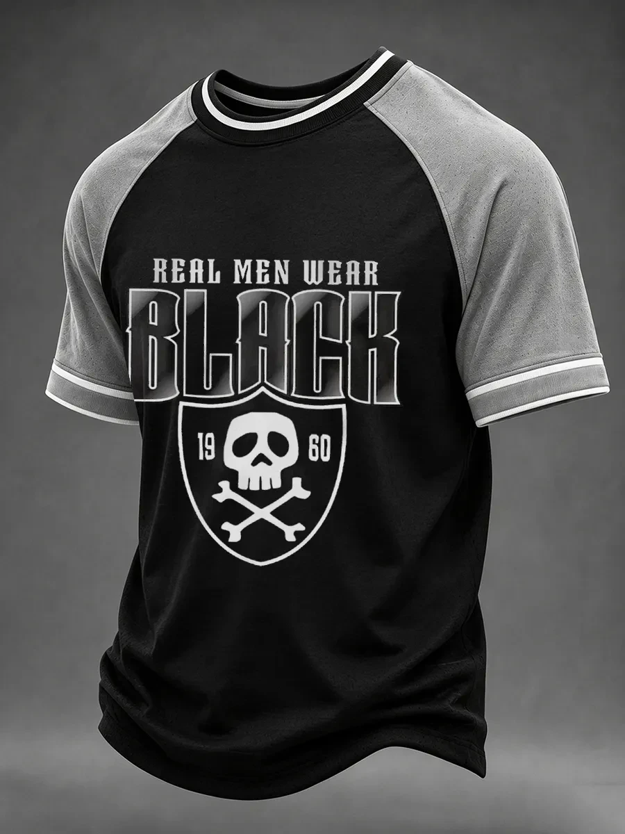 Las Vegas Raiders Merch Real Men Wear Black Las Vegas Football Shirt Game Day Raiders Fan Gift