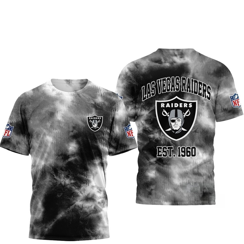 Las Vegas Raiders Sunday Legends Tie Dye Shirt Raiders Merch Gift Ideas For Football Lovers
