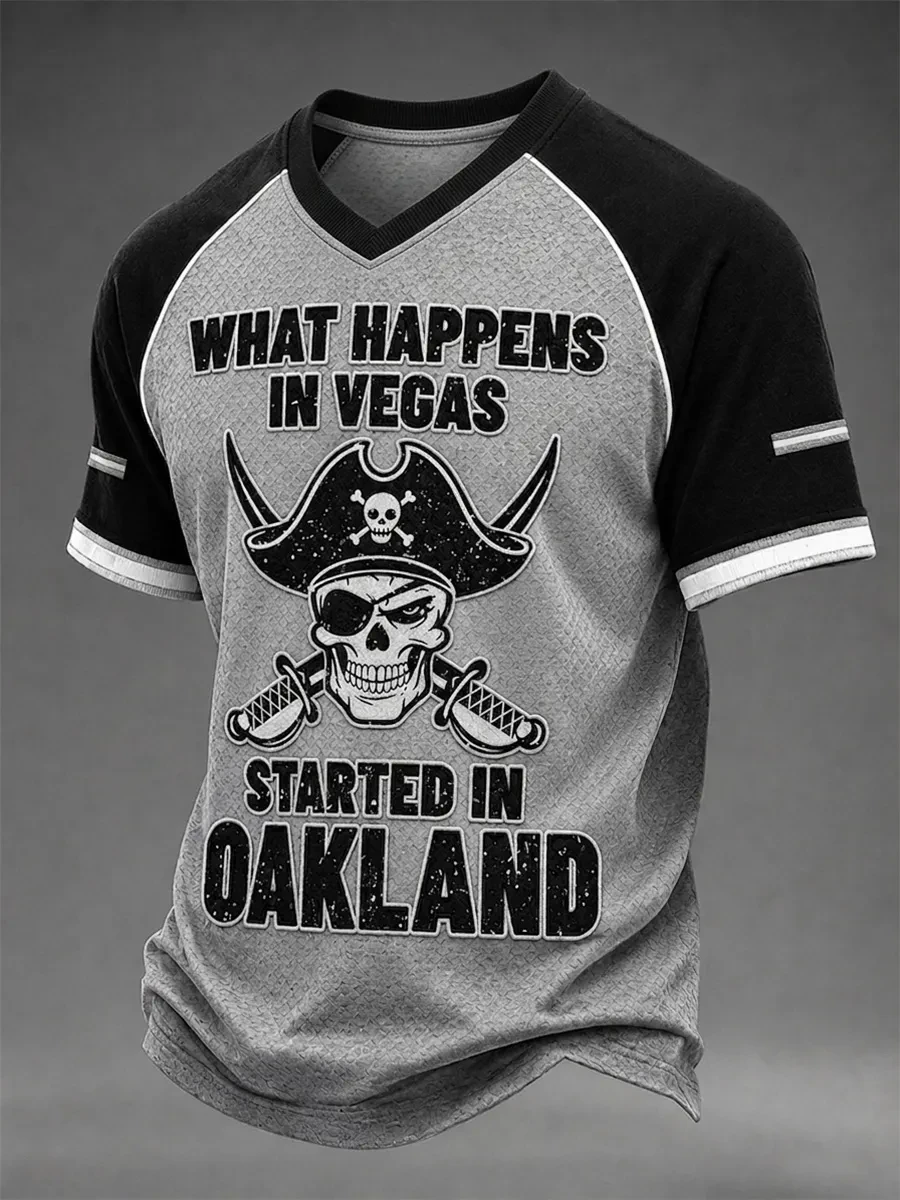 Las Vegas Raiders What Happens In Vegas V-Neck Shirt Raiders Merch Presents For Football Fans Las Vegas Raiders What Happens In Vegas V-Neck Shirt Raiders Merch Presents For Football Fans