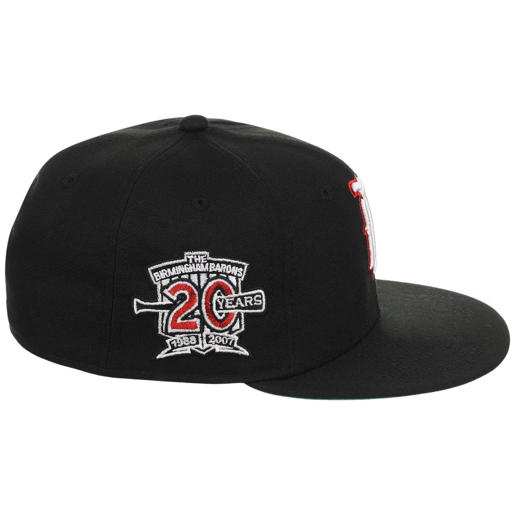 Lids Hat Drop Black Dome Merch Birmingham Barons New Era Snapback Hat Presents For Baseball Fan