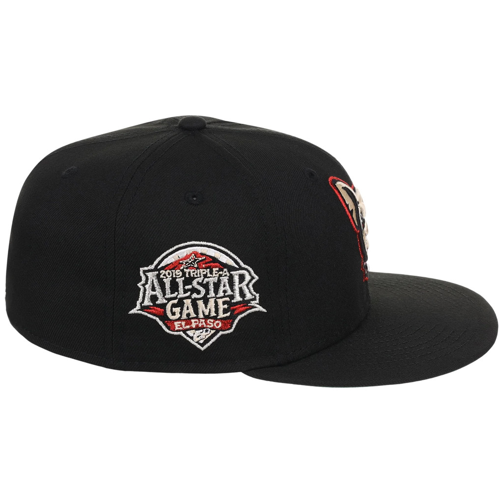 Lids Hat Drop Black Dome Merch El Paso Chihuahuas New Era Snapback Hat Gifts For Baseball Fans