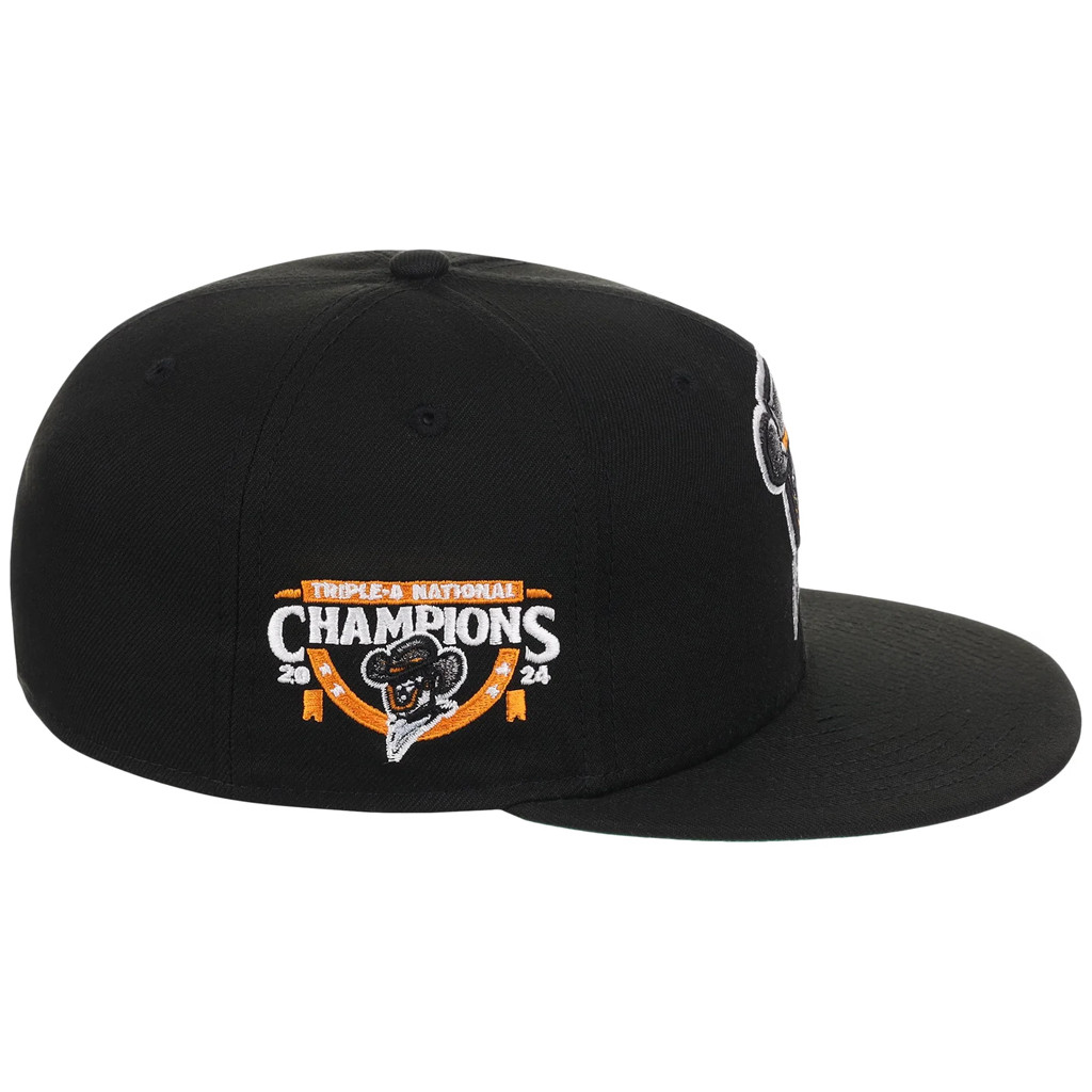 Lids Hat Drop Black Dome Merch Sugar Land Space Cowboys New Era Snapback Hat Baseball Fans Gear