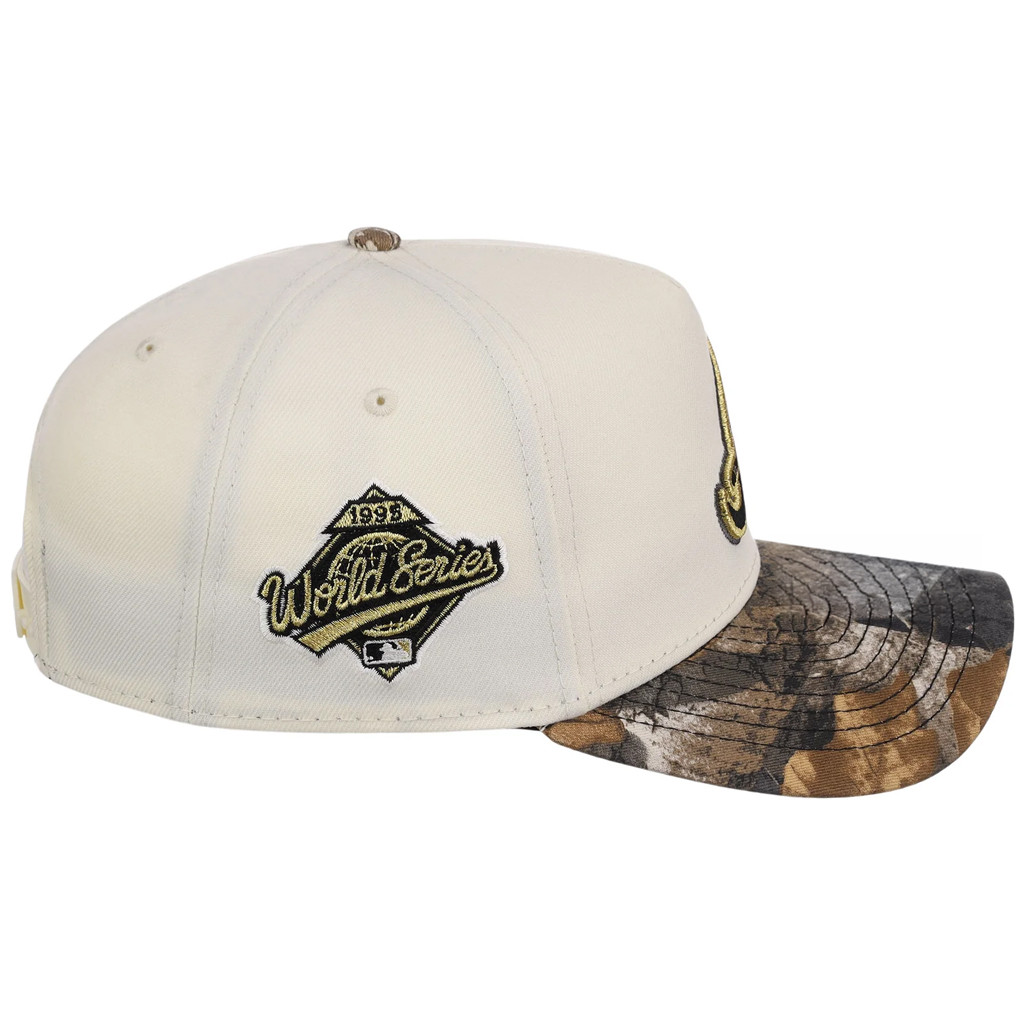 Lids Hat Drop Black Realtree Chrome Collection Merch Atlanta Braves New Era Hat Gift For Fans