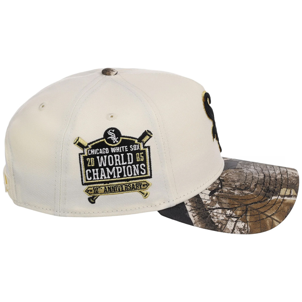 Lids Hat Drop Black Realtree Chrome Collection Merch Chicago White Sox New Era Hat Fan Gifts