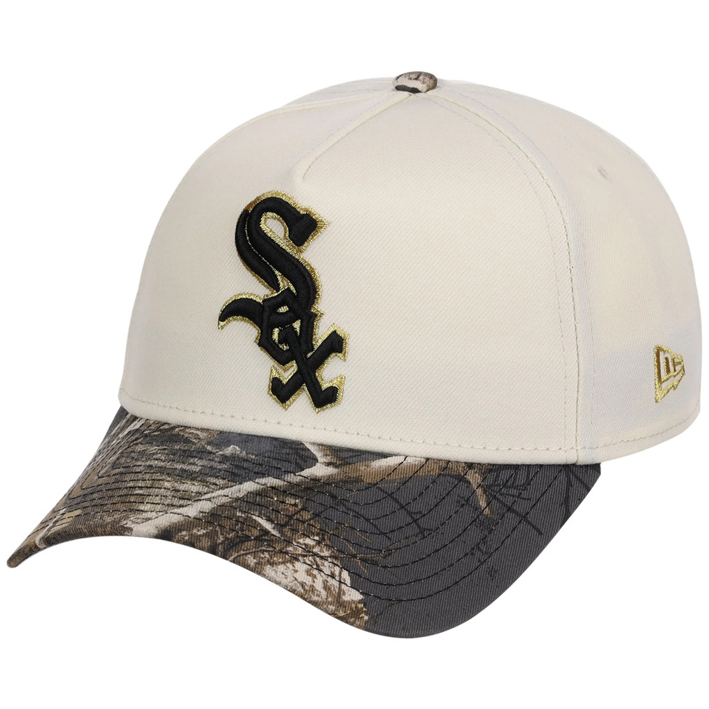 Lids Hat Drop Black Realtree Chrome Collection Merch Chicago White Sox New Era Hat Fan Gifts
