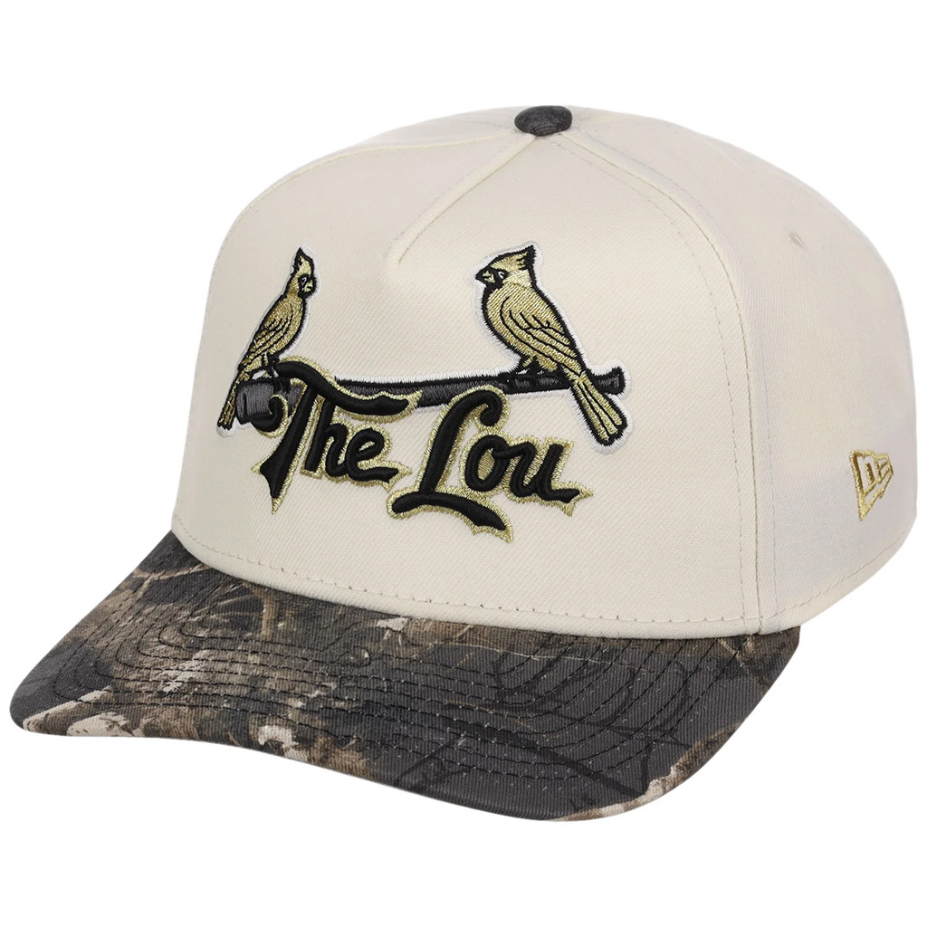 Lids Hat Drop Black Realtree Chrome Collection Merch St Louis Cardinals New Era Hat Fan Gifts