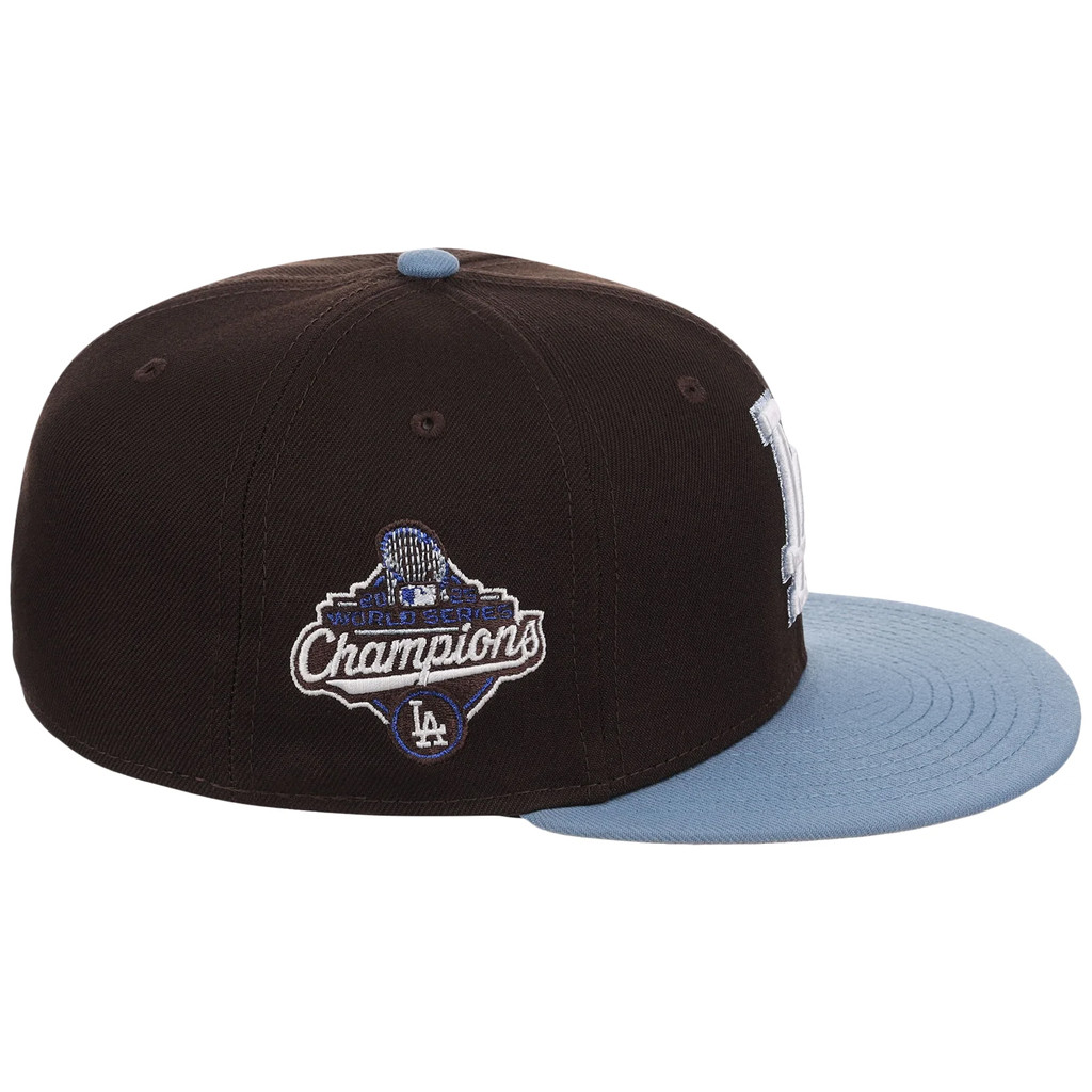 Lids Hat Drop Driftwood Fade Merch Los Angeles Dodgers New Era Snapback Hat LA Dodgers Merch