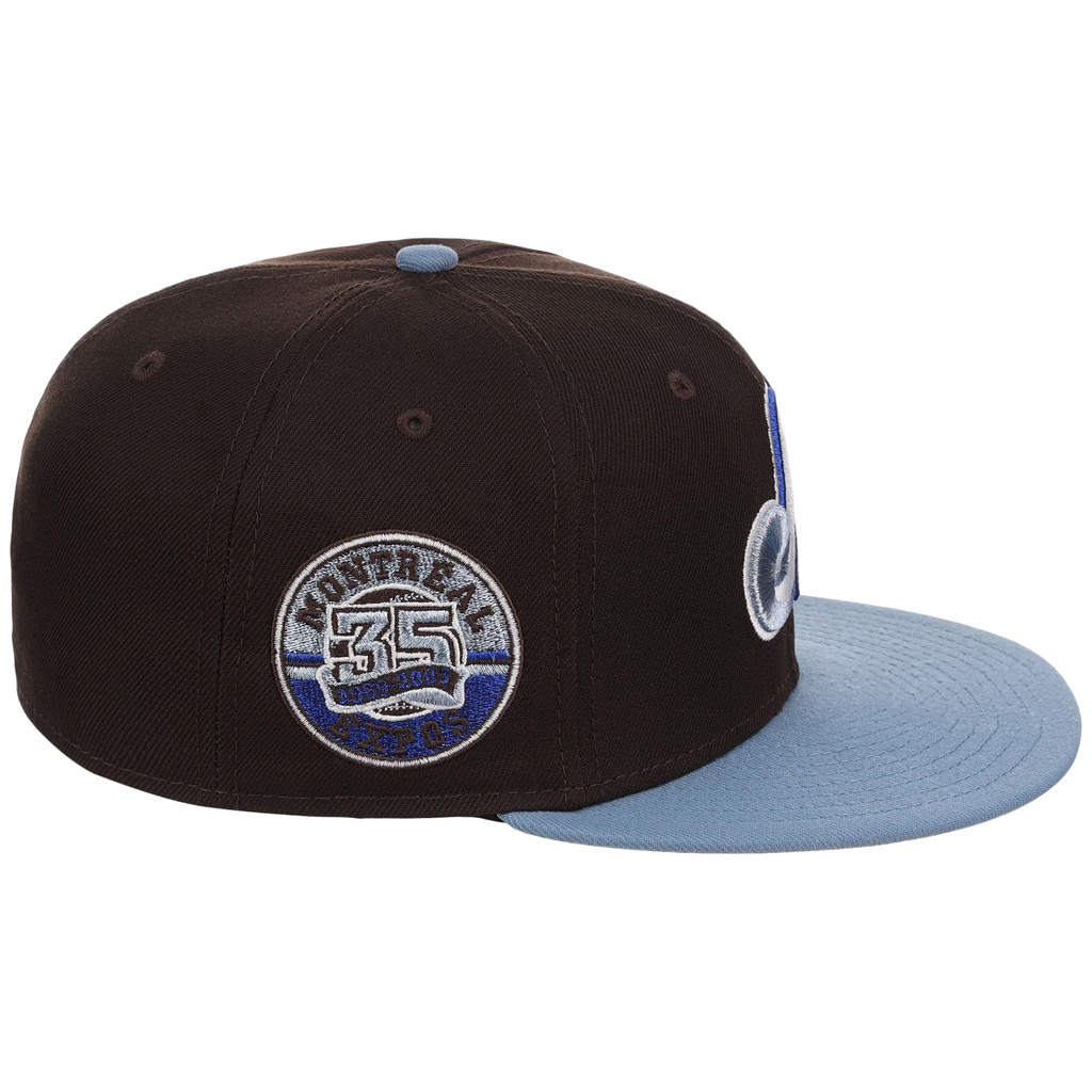 Lids Hat Drop Driftwood Fade Merch Montreal Expos New Era Snapback Hat Baseball Lover Gifts